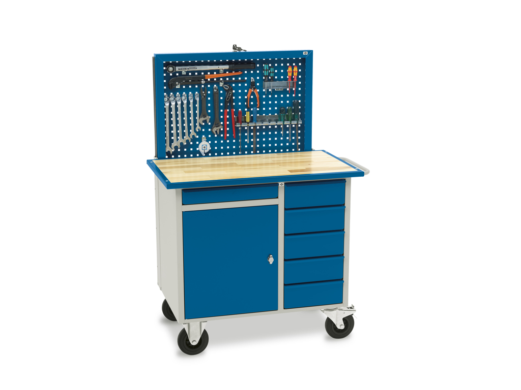 VÆRKSTEDSBORD VV-2. MONTERET M ELEVATORTAVLE