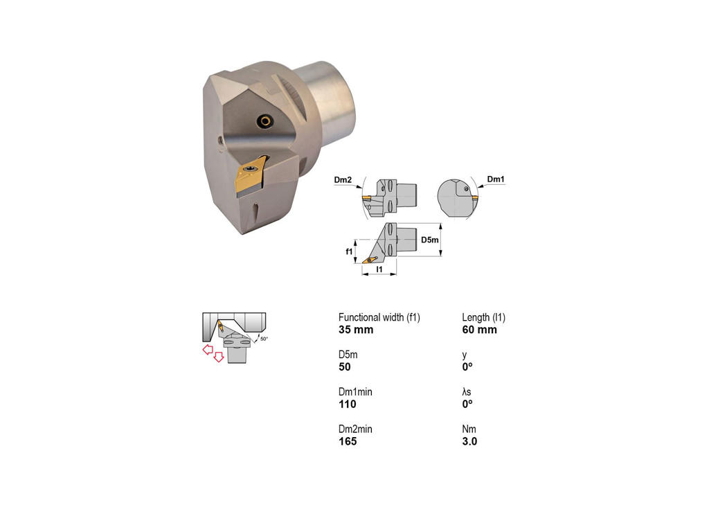 CANELA STÅLHOLDER PSC50-SVJBR35060-16
