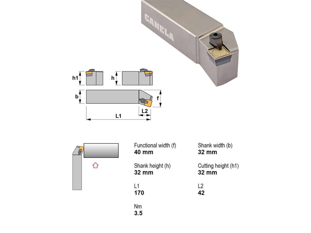 CANELA STÅLHOLDER CSKPL3232P19