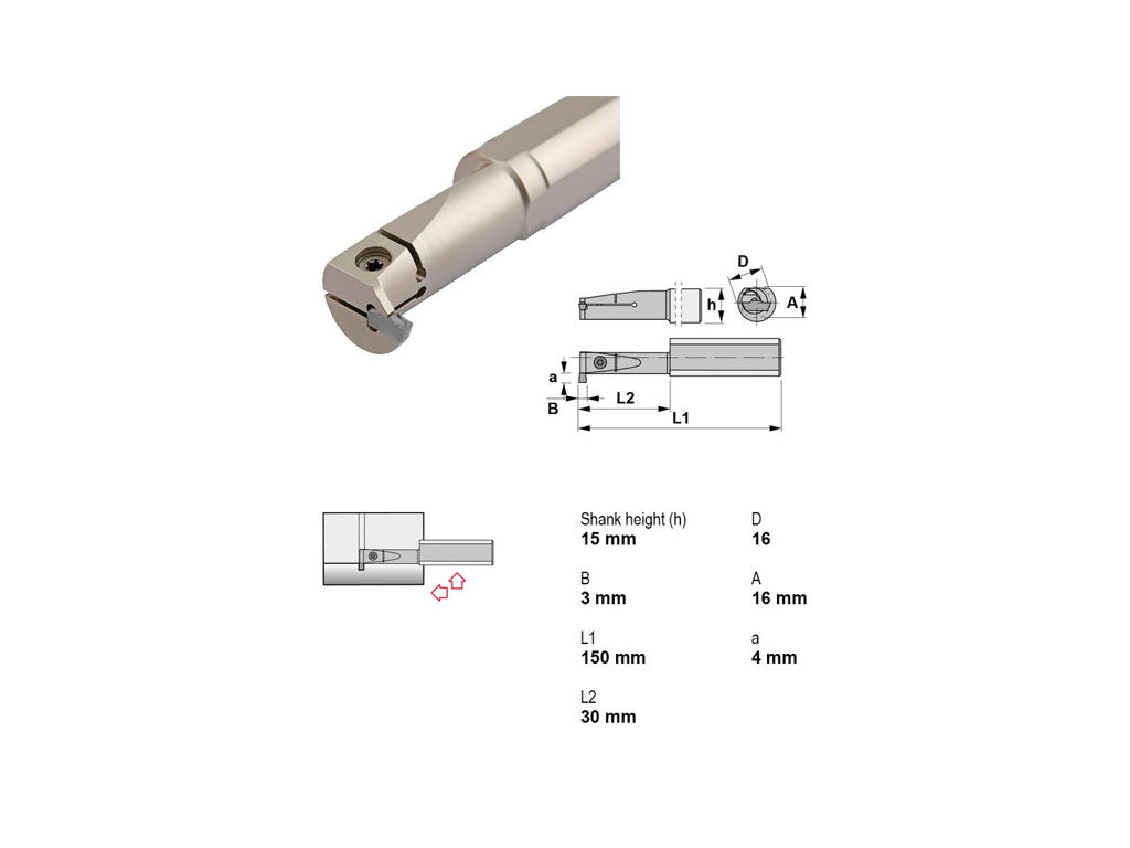 CANELA STÅL S16M-CZGBR03