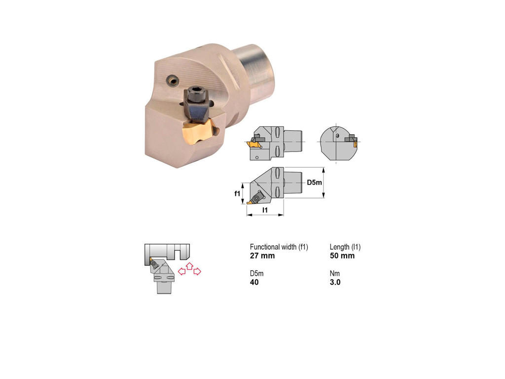 CANELA STÅLHOLDER PSC40-NSR27050-02