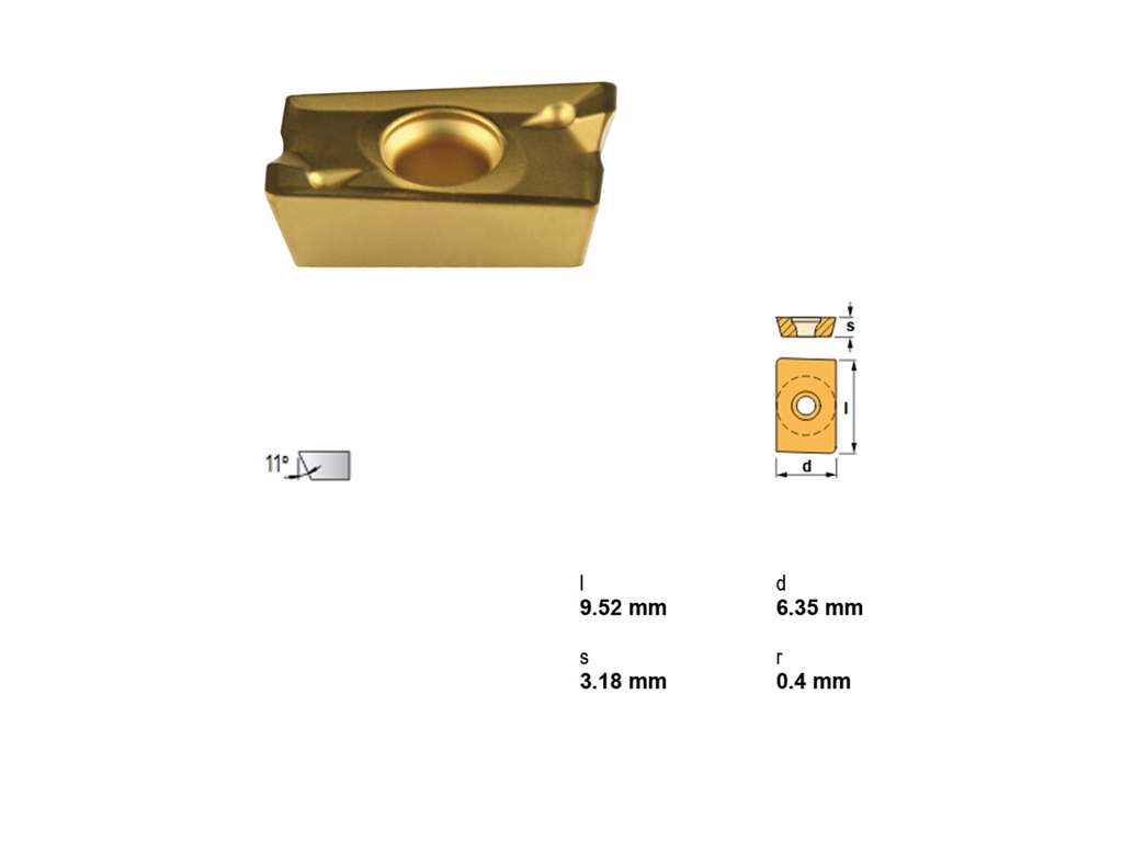 CANELA PLATTE APKT1003PDTRTIN21
