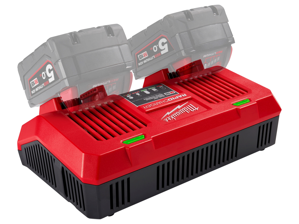 MILWAUKEE M18 DFC - TURBO LADER TIL 2 M18 BATTERIER