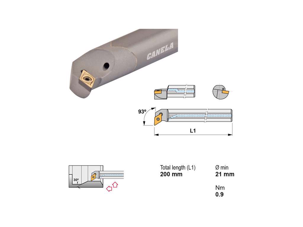CANELA UDBORESTÅL E16R-SDUCR07