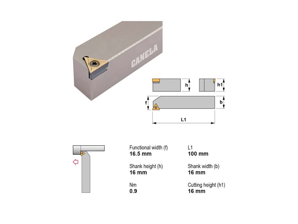 CANELA STÅLHOLDER STACR1616H11