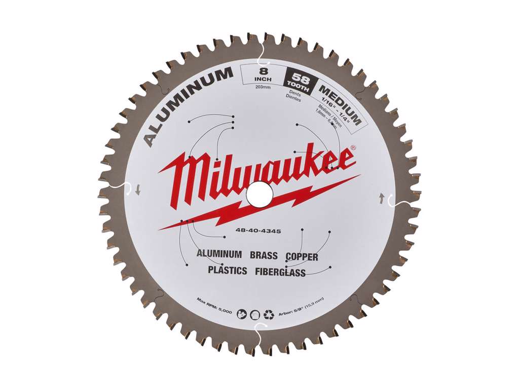203 MM RUNDSAVSKLINGE TIL ALU - Z58