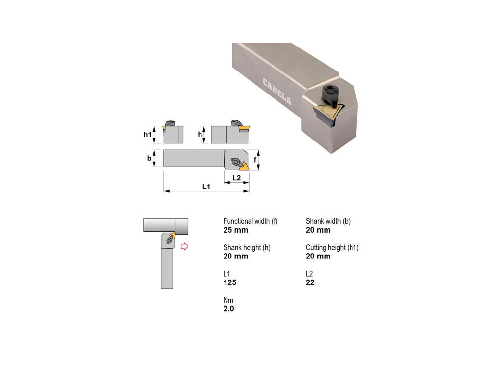 CANELA STÅLHOLDER CTGPL2020K11
