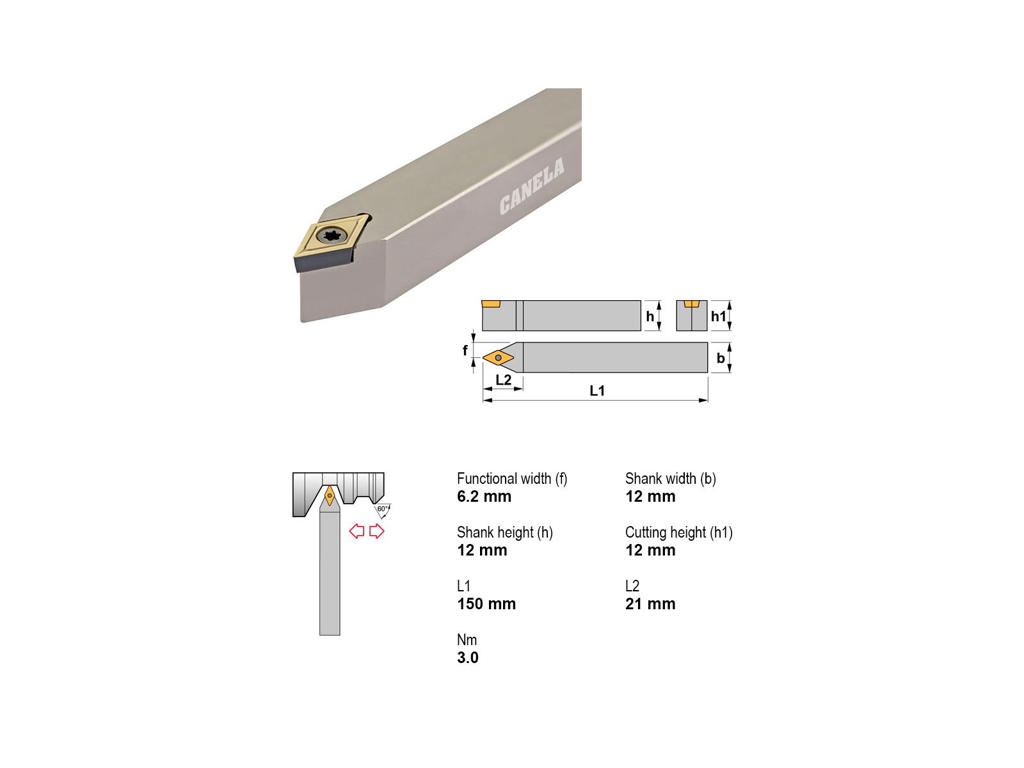 CANELA STÅLHOLDER SDNCN1212M11