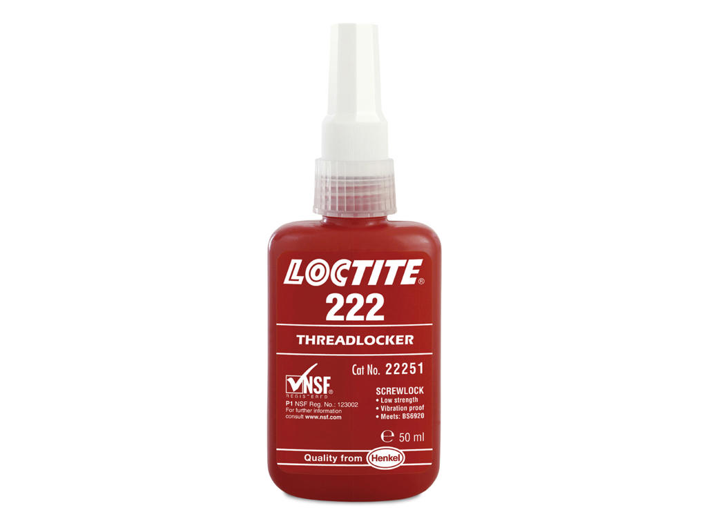 LOCTITE GEVINDSIKRING 222 / 50ML
