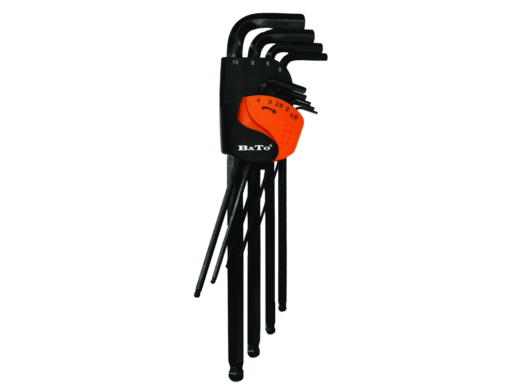 UNBRACONØGLESÆT M/KUGLE 2-10 MM BATO