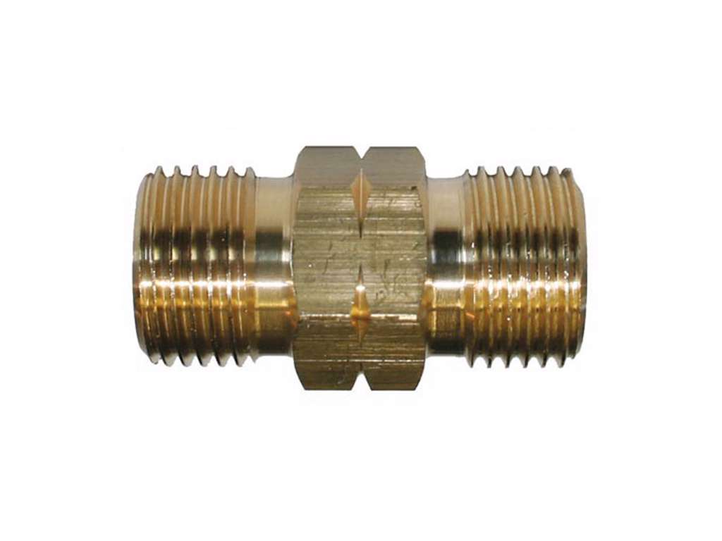 BRYSTNIPPEL 3/8"H-1/4"H MESSING