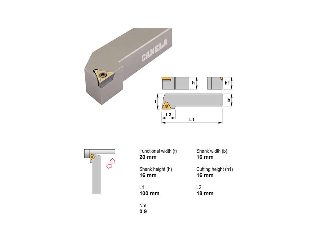 CANELA STÅLHOLDER STGCR1616H11