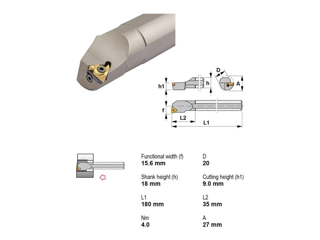 CANELA GEVINDUDBORESTÅL S20Q-STXNR2