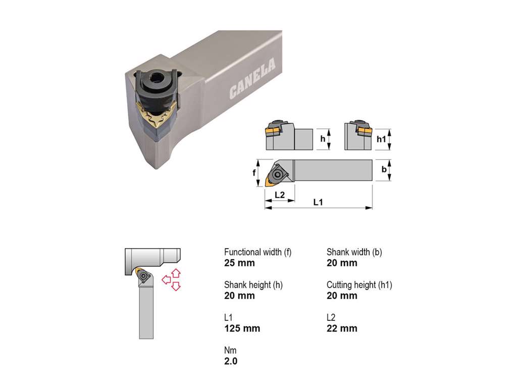 CANELA STÅLHOLDER MWLNR2020K06