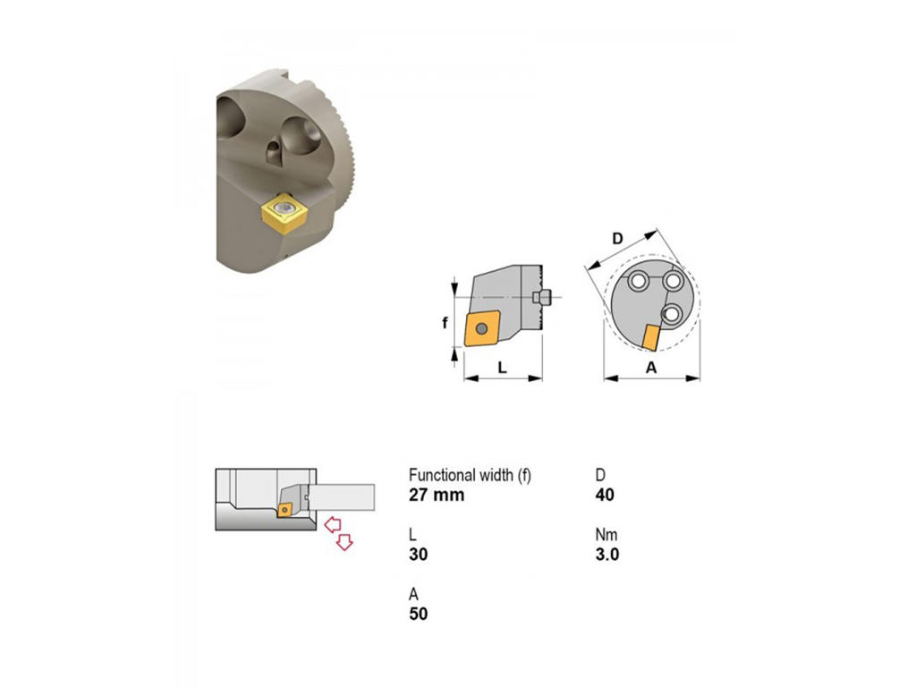 CANELA BOREHOVED A40X SCLCR 12-N