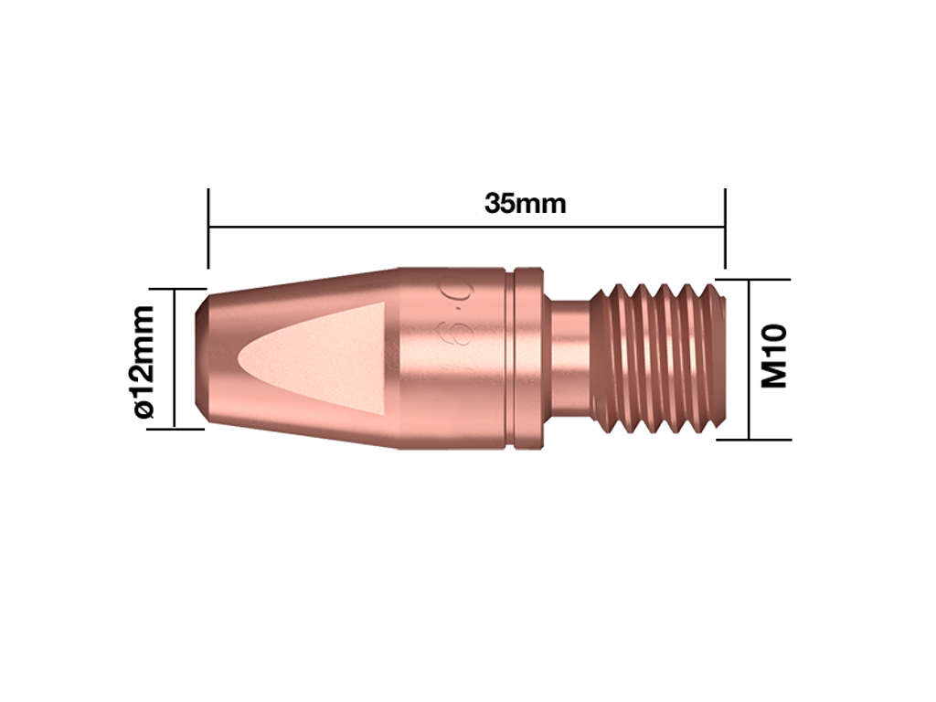 KONTAKTDYSE M10x35 CUCRZR