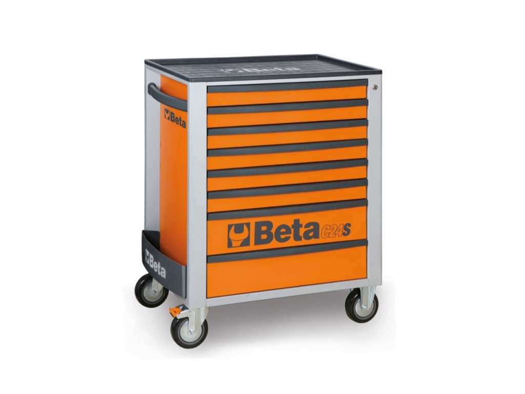 VÆRKTØJSVOGN M/ 7 SKUFFER C 24S ORANGE BETA