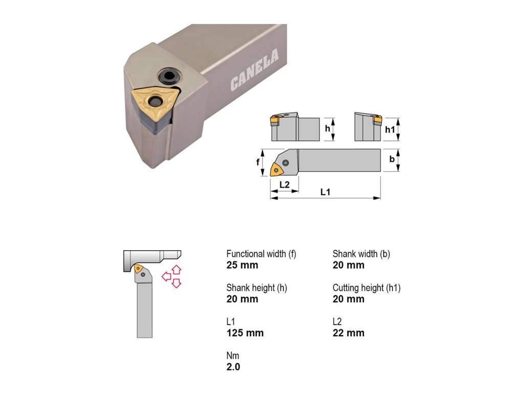 CANELA STÅLHOLDER PWLNR2020K06