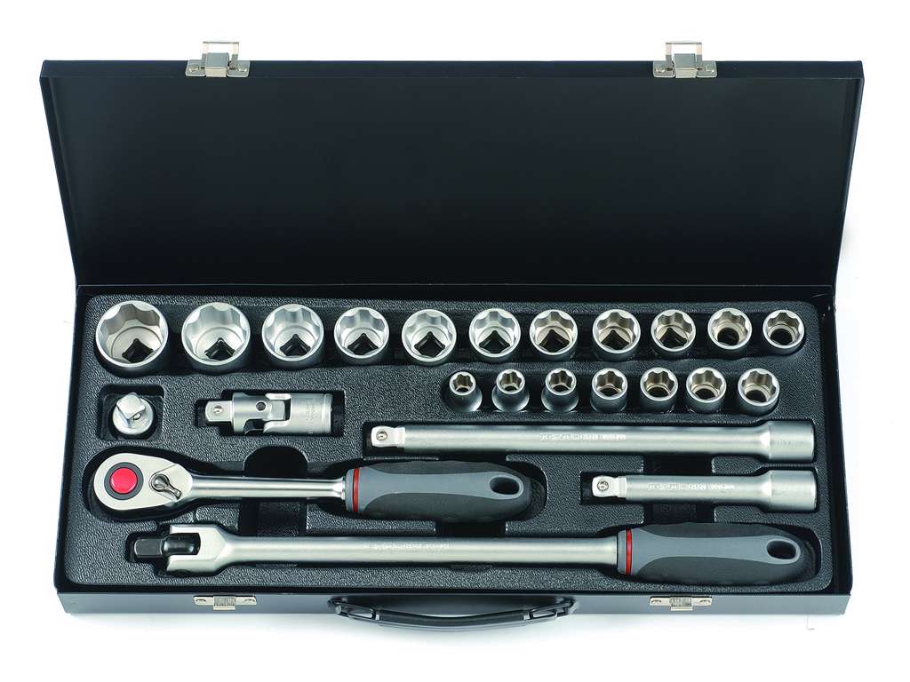 TOPNØGLESÆT 1/2' SUPERLOCK 24 DELE BATO