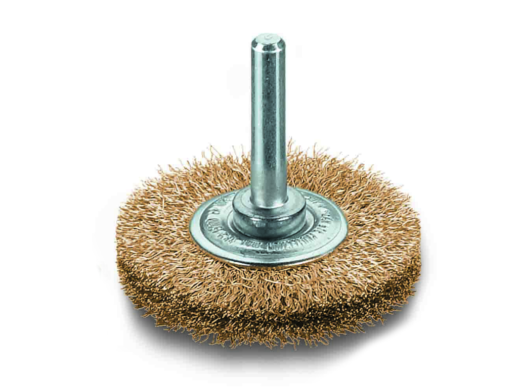 RUNDBØRSTE Ø80 X 12 MM MESSING 0.20 - 6MM