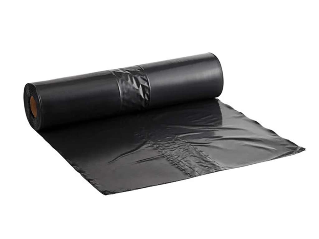 AFFALDSSÆKKE SORT 180LTR 114X150CM 10stk/rl