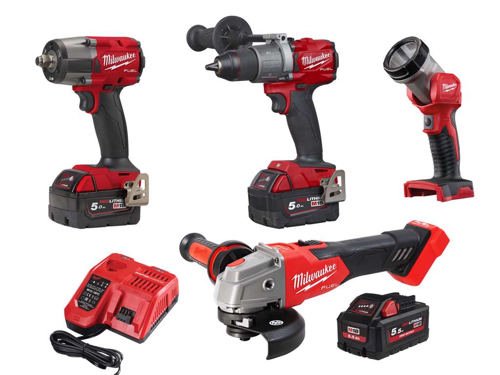 MILWAUKEE M18 - POWERPACK M18 FDD3-502X FMTIW2F12-0X FSAG125XB-0X