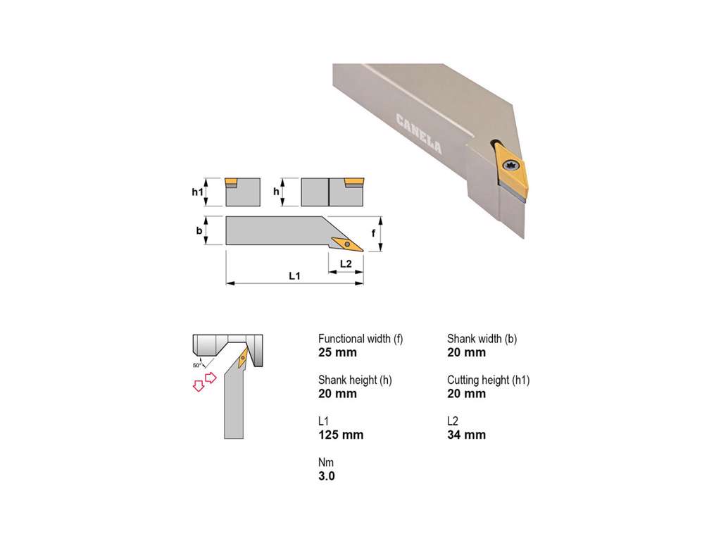 CANELA STÅLHOLDER SVJBL2020K16