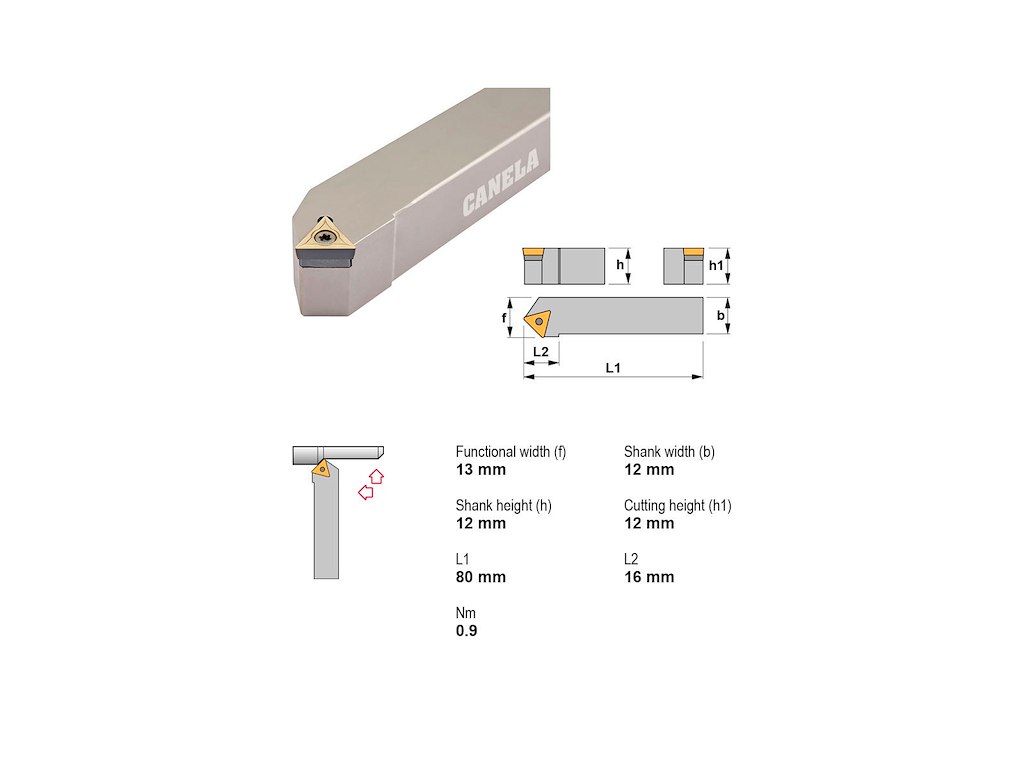 CANELA STÅLHOLDER STDCR1212F11