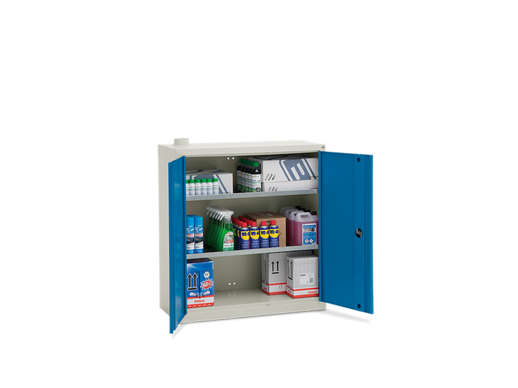 KEMIKALIESKAB KS-0.5 MED 2 HYLDER