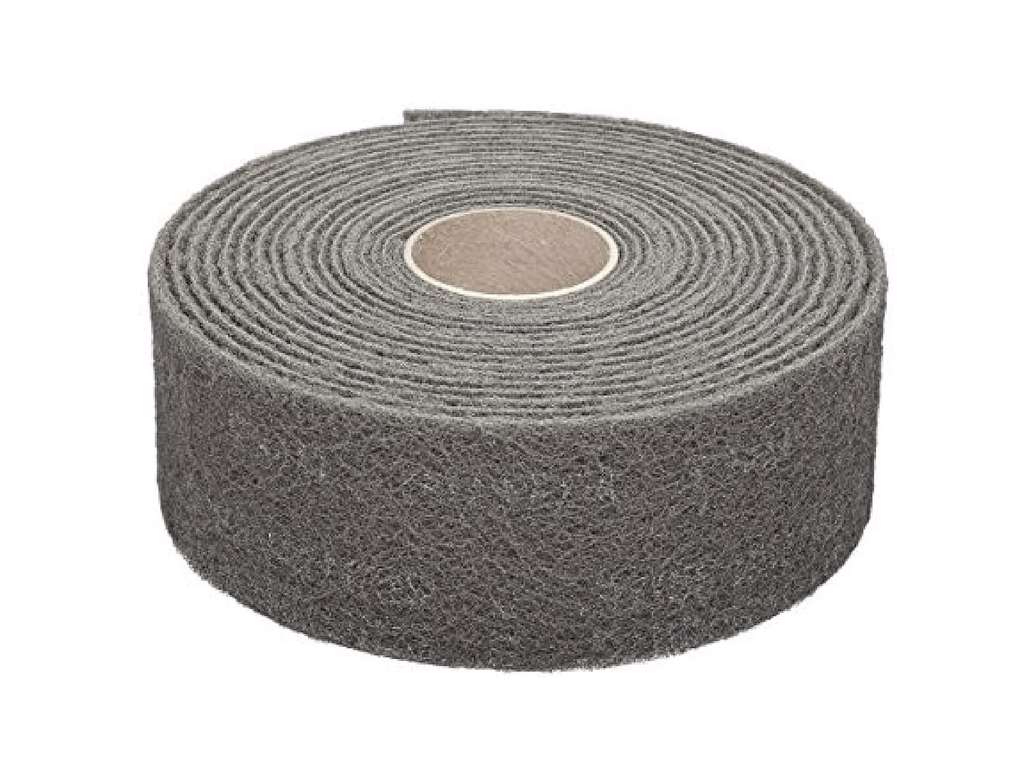 SCOTCH BRITE RULLE 100MM X 10 MTR - GRÅ