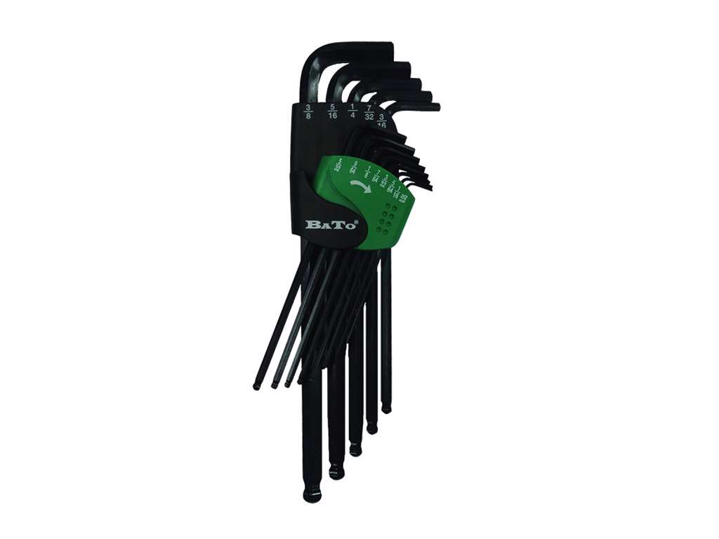 UNBRACONØGLESÆT M/KUGLE 0,05-3/8" MM BATO