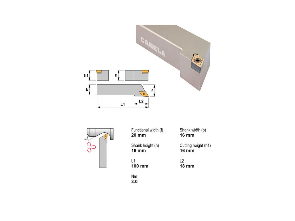 CANELA STÅLHOLDER SDJCL1616H11