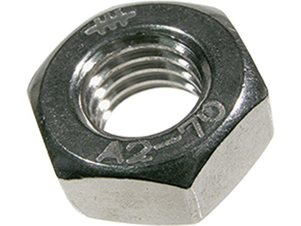 STÅLMØTRIK M 16 A4-70 DIN 934