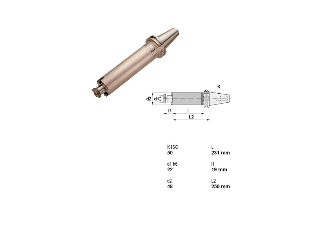 CANELA VIBRATIONSDÆMPET FRÆSEDORN A11.160.50.22/250-48