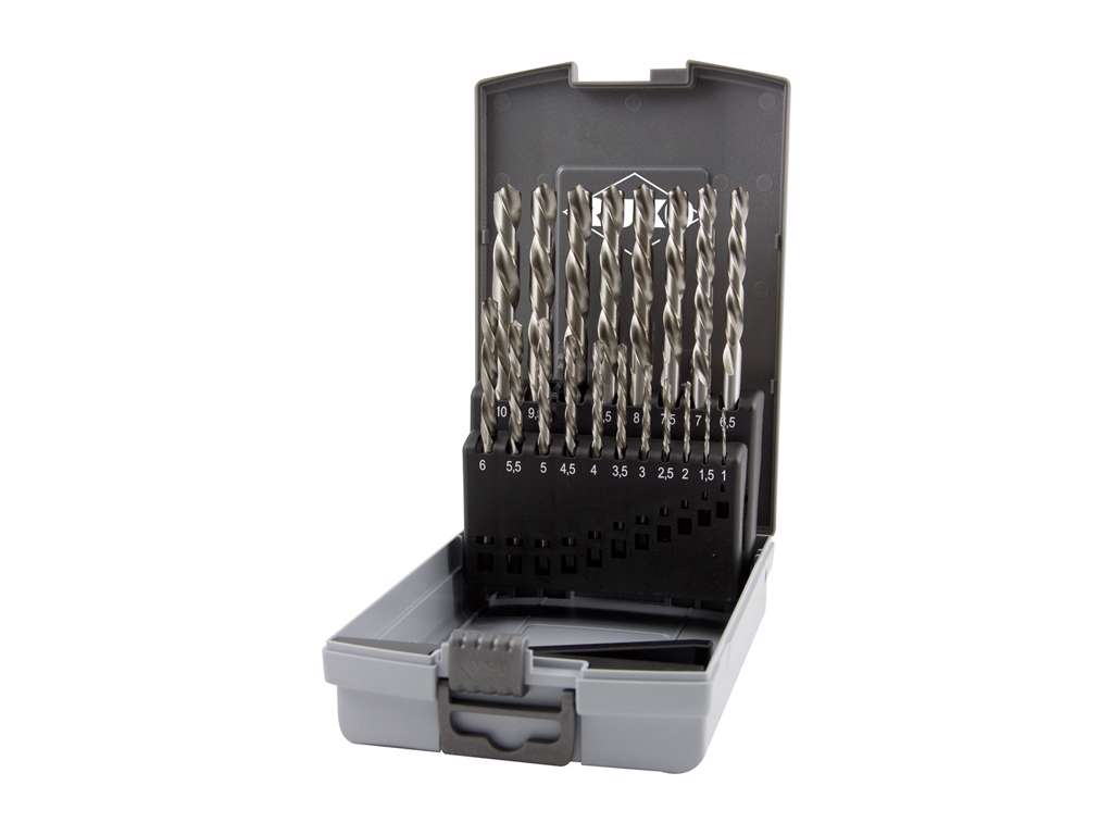 BORKASSETTE SLEBNE SPIRALBOR 1-10X0.5 HSS VENSTRE