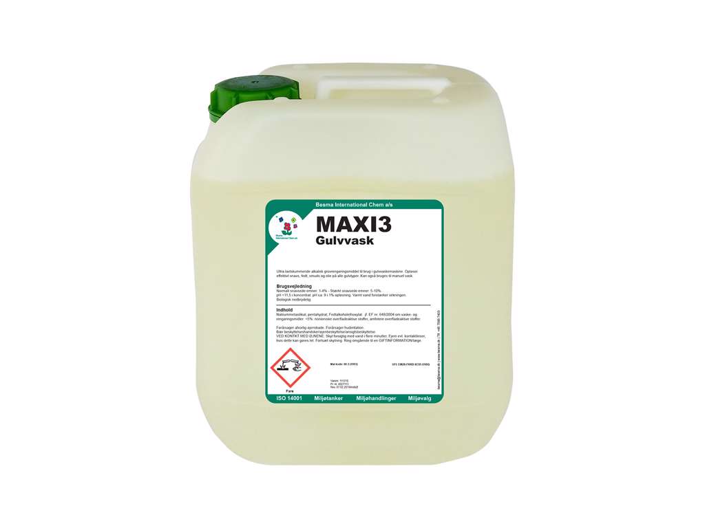 MAXI 3 GULVVASK 10.0 LTR.
