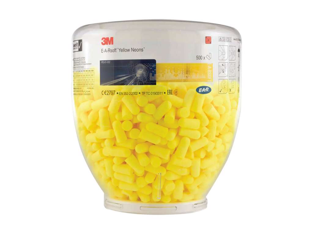 ØREPROPPER EAR SOFT FOR DISPENSER 500 STK/PK
