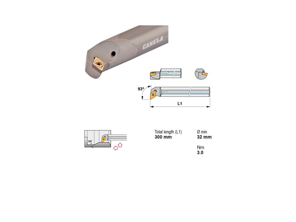 CANELA UDBORESTÅL E25T-SDUCR11