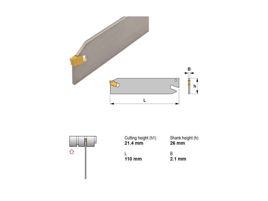 CANELA STIKBLAD XLCFN 2601 J02