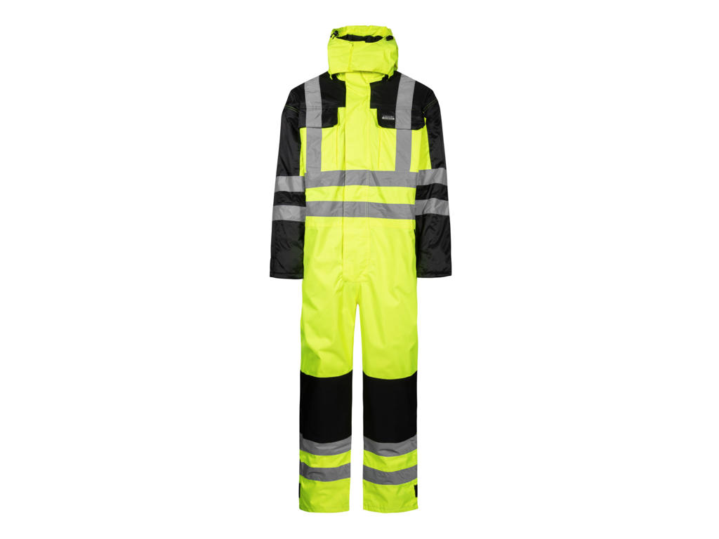THERMOKEDELDRAGT YELLOW/SORT ÅNDBAR