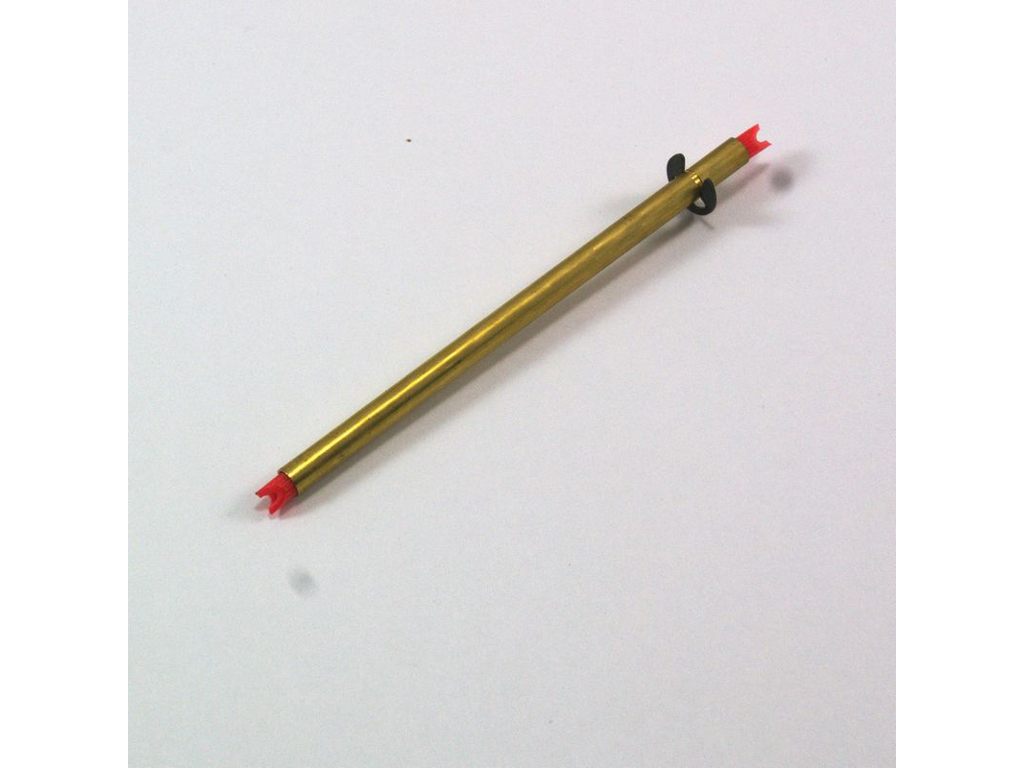 TRÅDFØRER Ø 2.0 X 105 MM RØD KPL.