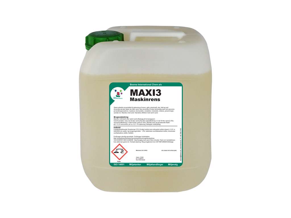 MAXI 3 MASKINRENS 20L