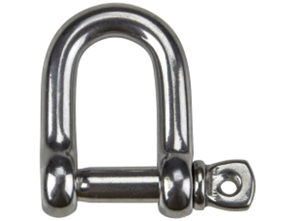 SJÆKEL 5 MM RUSTFRI - TYPE D