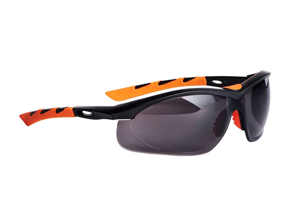 SIKKERHEDSBRILLE GRÅ ELITE TEKNIDAN 12STK/PK