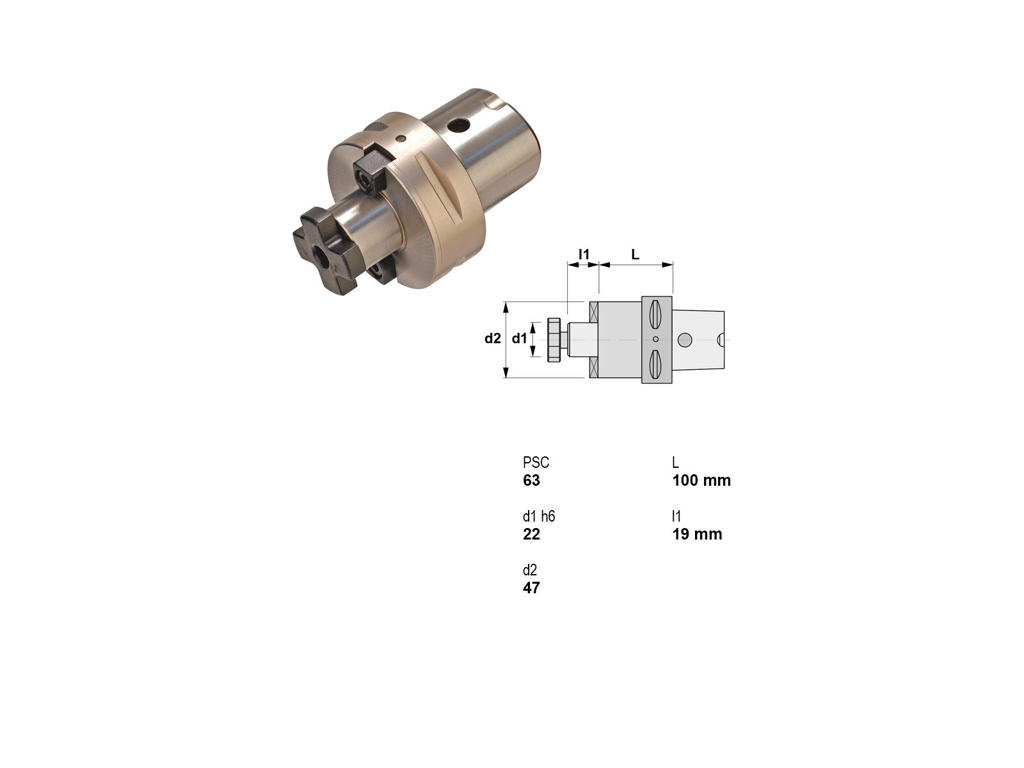 CANELA FRÆSEDORN PSC 63 - 22 MM