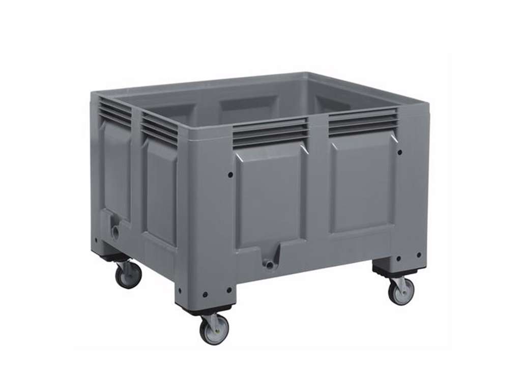 ARCA BIGBOX 1200 X 1000 X 915 MM M/HJUL GRÅ 670L.