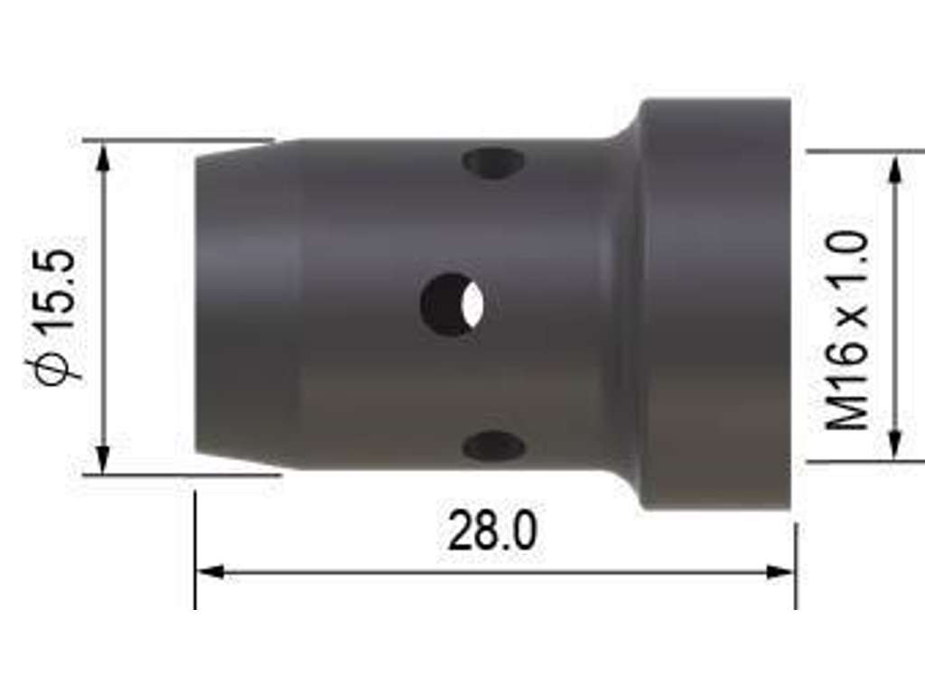 GASFORDELER SGB501/555W SORT HEAVY DUTY
