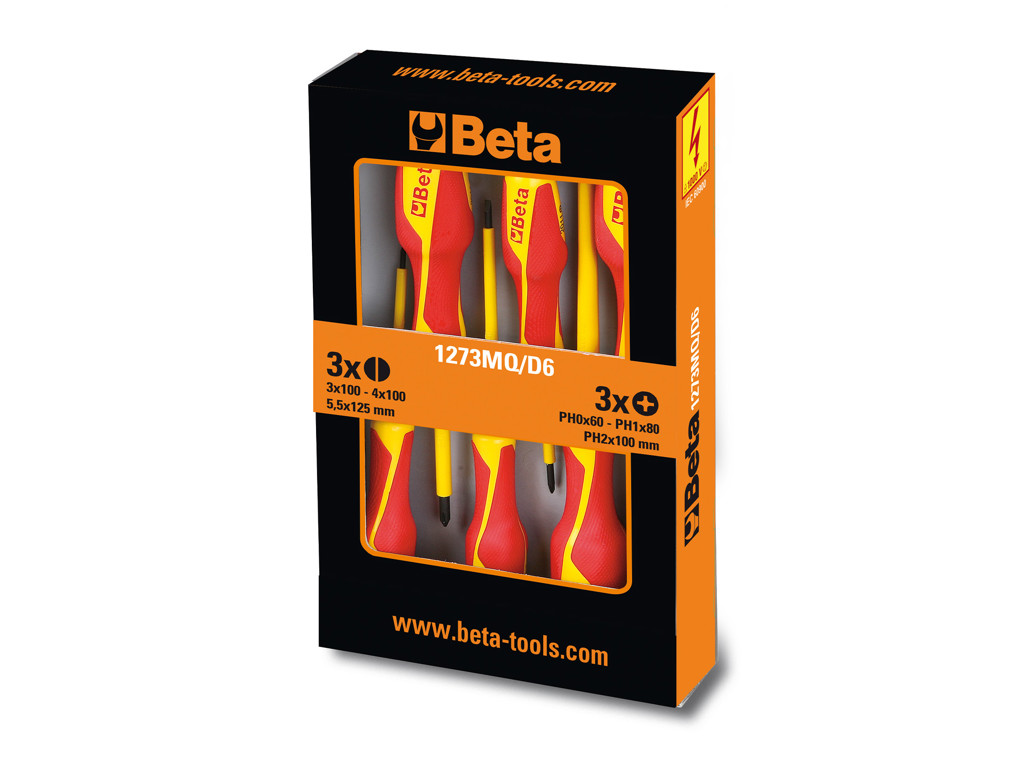 SKRUETRÆKKERSÆT 1000V BETA M/6STK