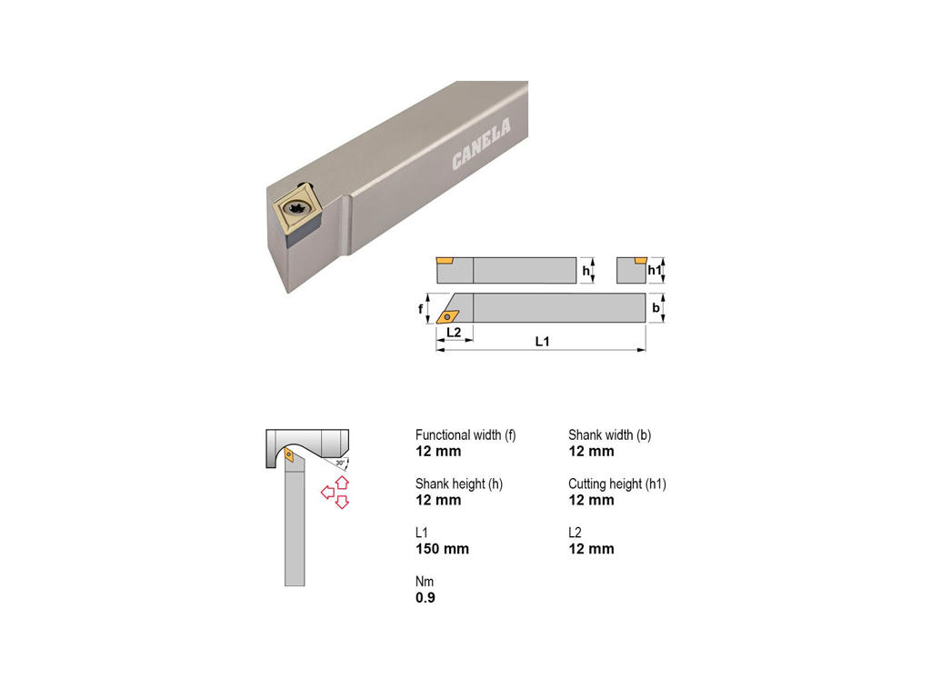 CANELA STÅLHOLDER SDJCR1212M07