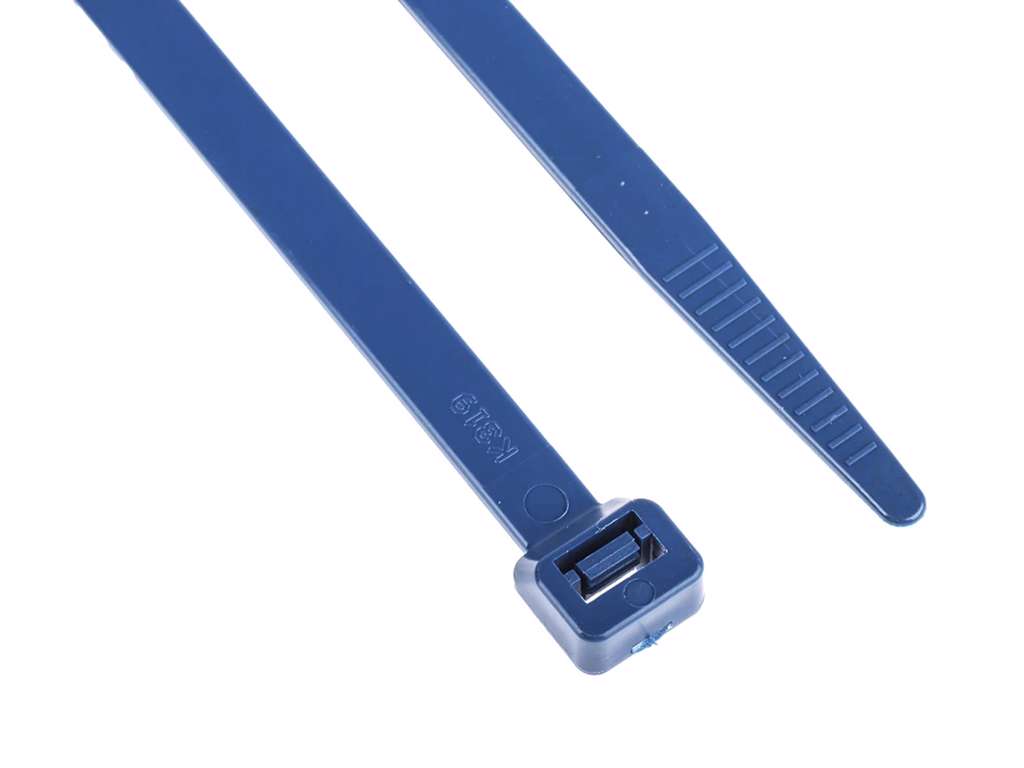 KABELBINDER 4.6 X 200MM DETEKBAR BLÅ 100STK